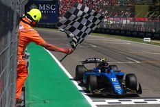 Colapinto esta viviendo un fin de semana muy especial en Imola. Foto: @Formula2