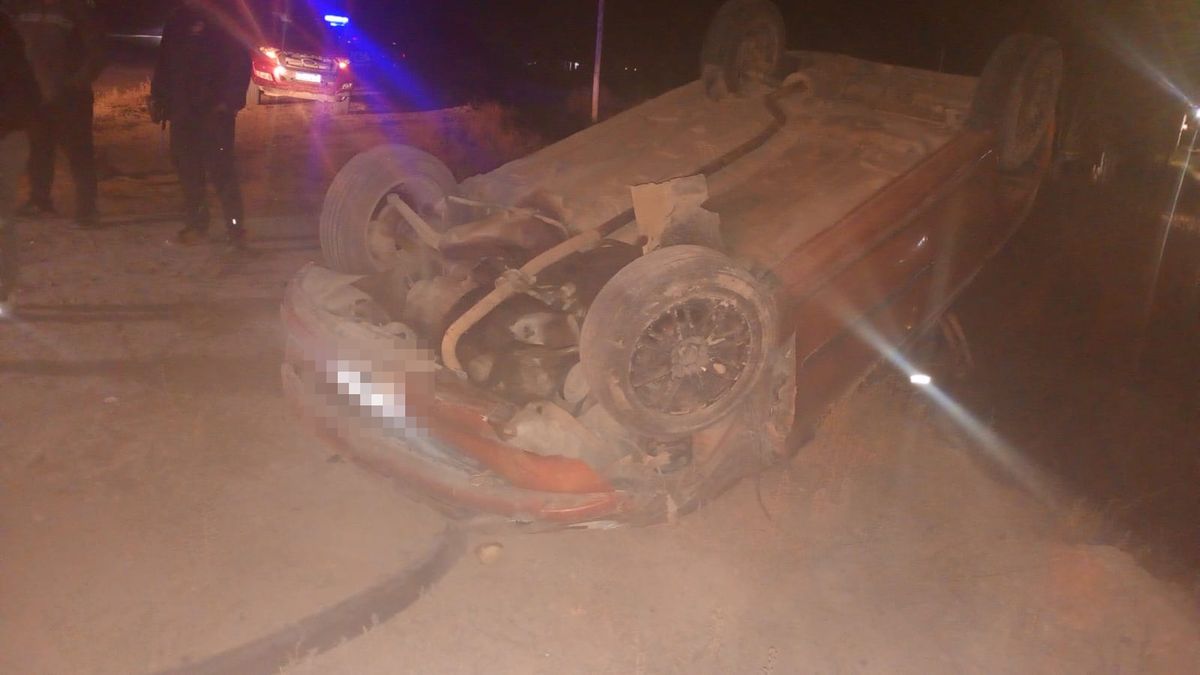 Grave accidente con ocupantes atrapados en Las Heras: importante operativo sobre la Ruta 40