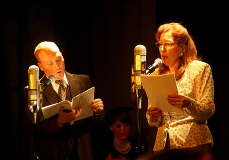 Francisco Carrasco y Pinty Saba, dos de los actores que participan del ciclo. Foto: Gentileza