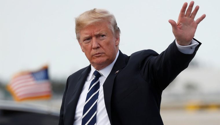 Trump, habitualmente ligado a temas judiciales. Foto: @IvankaTrump