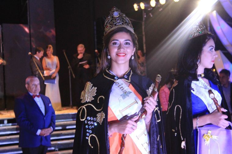 Anabella Carreras, la flamante reina de La Paz 2020. (Foto Twitter @vivovendimia).