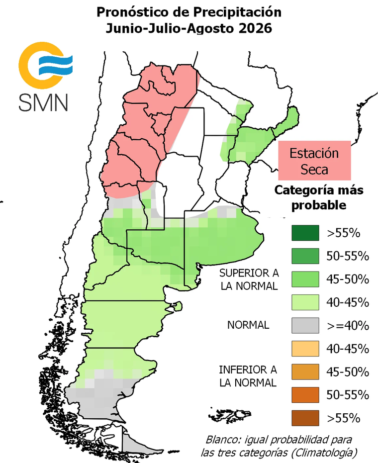 El pronóstico de precipitaciones para el invierno. El pronóstico de precipitaciones para el invierno.