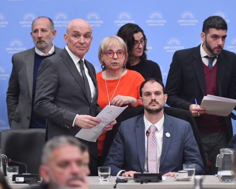José Luis Espert estuvo al mando de la conducción en la comisión de Presupuesto y Hacienda Foto: Noticias Argentinas