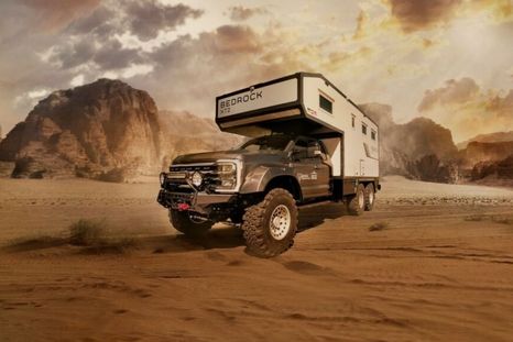 Este motorhome se lanzó el año pasado con un precio que supera el medio millón de dólares. Este motorhome se lanzó el año pasado con un precio que supera el medio millón de dólares.