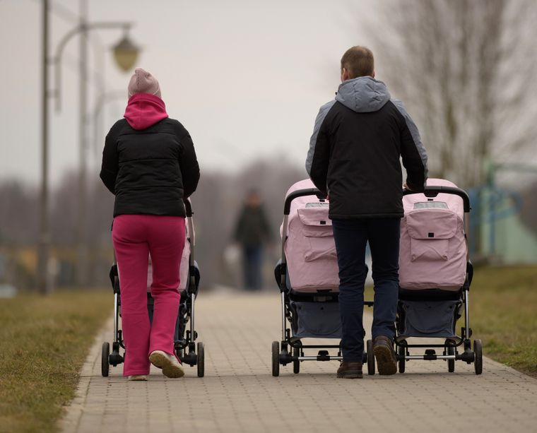 Las trigemelas nacieron en el Hospital María Humphreys de Trelew.