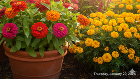 Una explosión de colores en el jardín. Fuente. IA Gemini. Una explosión de colores en el jardín. Fuente. IA Gemini.