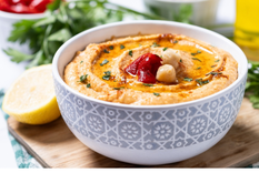 Sabor intenso, textura suave: receta de hummus de morrón perfecto.
