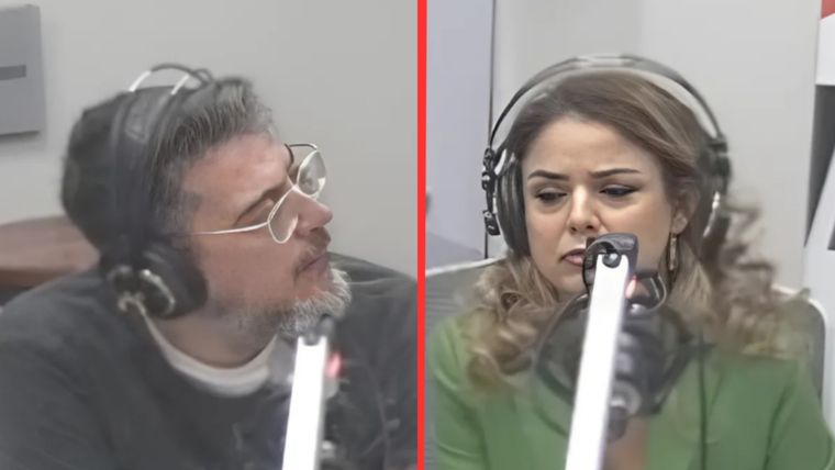 Rolando Barbano y Marina Calabró, tensión en vivo Foto: Captura de video Radio Mitre