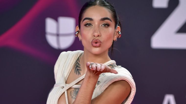 María Becerra estuvo con Adam Sandler en Nueva York Foto: Archivo