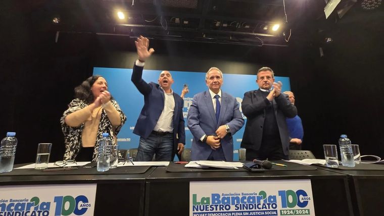 Sergio Palazzo seguirá al mando de La Bancaria. Foto: Asociación Bancaria