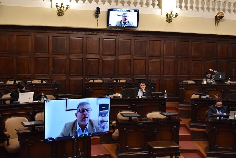 El proyecto se aprobó en una sesión semipresencial de Diputados. Foto: Prensa Cámara de Diputados
