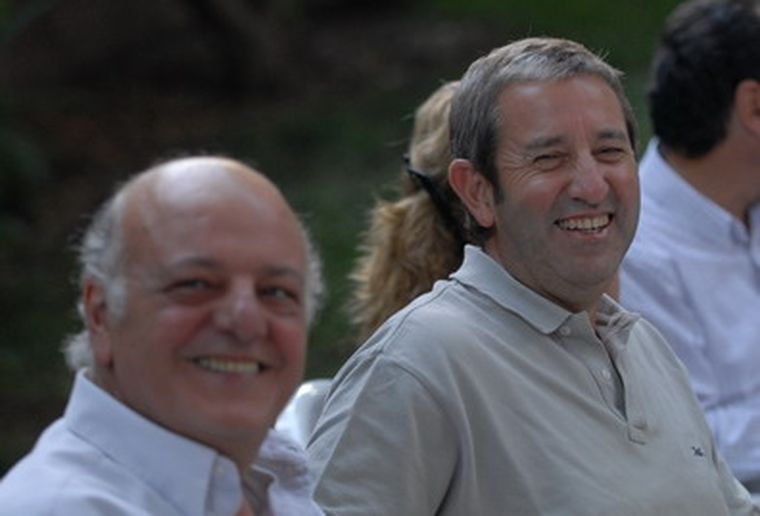 Jaliff y Cobos, felices por el acercamiento a la UCR. Foto: Pachy Reynoso/ MDZ