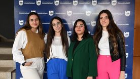 Pilar Sendra, Micaela Poblete, Martina Gutierrez y Candela Recalde. No te pierdas los pormenores y las fotos, al final. Foto: Santiago Tagua