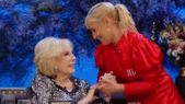 Mirtha Legrand emocionada. Mirtha Legrand emocionada.