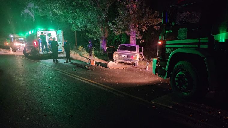 Las imágenes del fatal accidente Foto: Prensa Ministerio de Seguridad