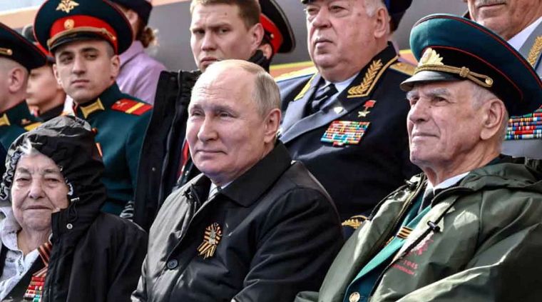 Putin habló en el desfile por el Día de la Victoria. Foto: EcoAvant.