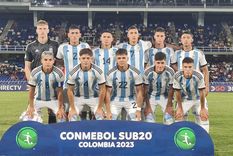 La Sub 20 complicó su clasificación. Foto: @Argentina La Sub 20 complicó su clasificación. Foto: @Argentina