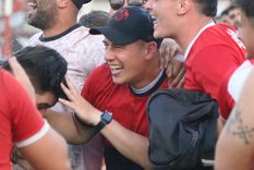 El DT se despidió el Botellero. Foto: Deportivo Maipú