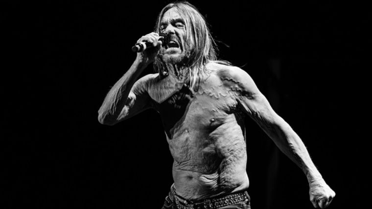 Iggy Pop, en el lente de Savelli. Iggy Pop, en el lente de Savelli.