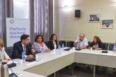 con los gremios de la educacion privada, comenzaron las paritarias