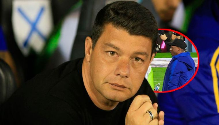 Todo Boca se sorprendió al ver a Advíncula en la Bombonera pese a que tiene vacaciones hasta el lunes.