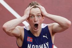 Karsten Warholm bajó 76 centésimas el récord mundial que ya era suyo. Foto: EFE