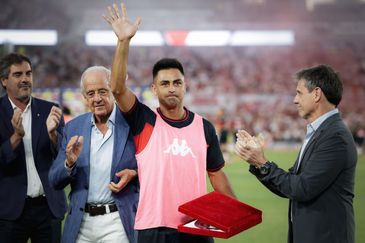 El festejo efusivo del Pity Martínez que generó bronca en los hinchas de River.