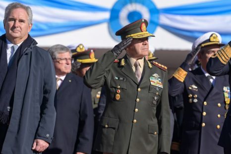 El canciller Pablo Quirno y el ministro de Defensa Carlos Presti. El canciller Pablo Quirno y el ministro de Defensa Carlos Presti.
