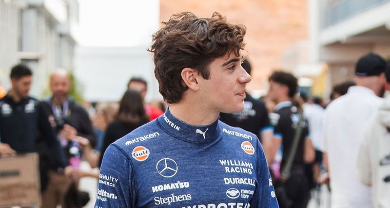 Franco Colapinto se enojó con Gasly. Foto: @williams