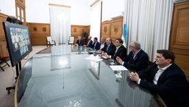 El jefe de Gabinete, Guillermo Francos, conversará por Zoom con los gobernadores para explicar las nuevas medidas anunciadas por el Gobierno para incentivar el uso de dólares del colchón. Foto: Prensa Casa Rosada/Archivo