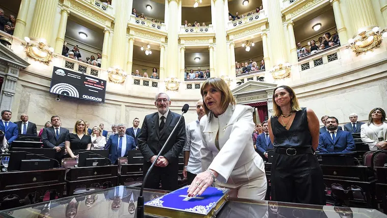 Patricia Bullrich habló del cruce con Victoria Villarruel en el Senado. Fotos: Comunicación Senado) Patricia Bullrich habló del cruce con Victoria Villarruel en el Senado. Fotos: Comunicación Senado)