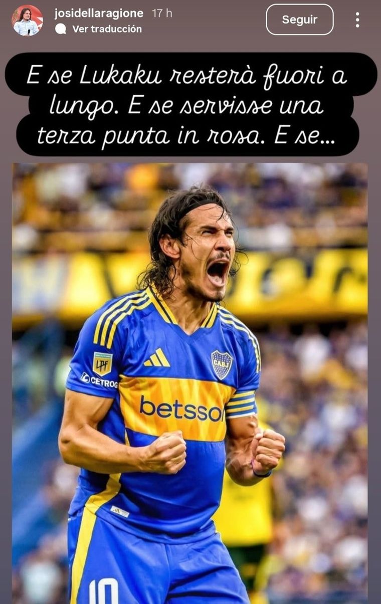 ¿Cavani al Napoli? En Italia lo piden como ídolo, en Boca lo miran con lupa. ¿Cavani al Napoli? En Italia lo piden como ídolo, en Boca lo miran con lupa.
