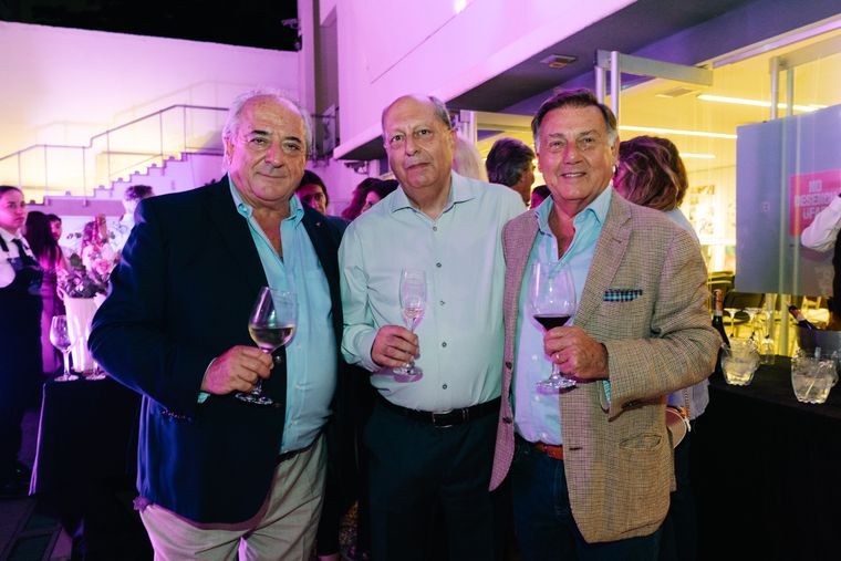 Walter Bressia, Roberto González y Juan Reboredo. Walter Bressia, Roberto González y Juan Reboredo.