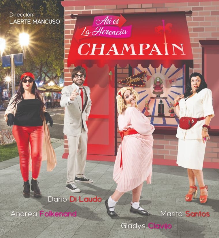 Así es la herencia Champain se estrenó el pasado sábado 25 de marzo. Foto: Prensa.