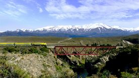 El Tren Patagónico conecta la Cordillera de Los Andes y el Océano Atlántico Foto: Tren Patagónico