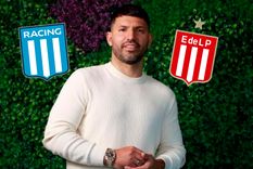 El Kun Agüero opinó sobre la grandeza de Racing y Estudiantes.