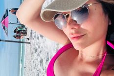 Romina Uhrig disfrutó de unas merecidas vacaciones en las playas de Brasil Foto: Instagram @romina_uhrig