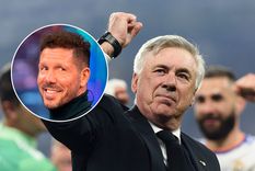 Carlo Ancelotti El entrenador del Real Madrid elogió fuertemente al Cholo Simeone. Carlo Ancelotti El entrenador del Real Madrid elogió fuertemente al Cholo Simeone.
