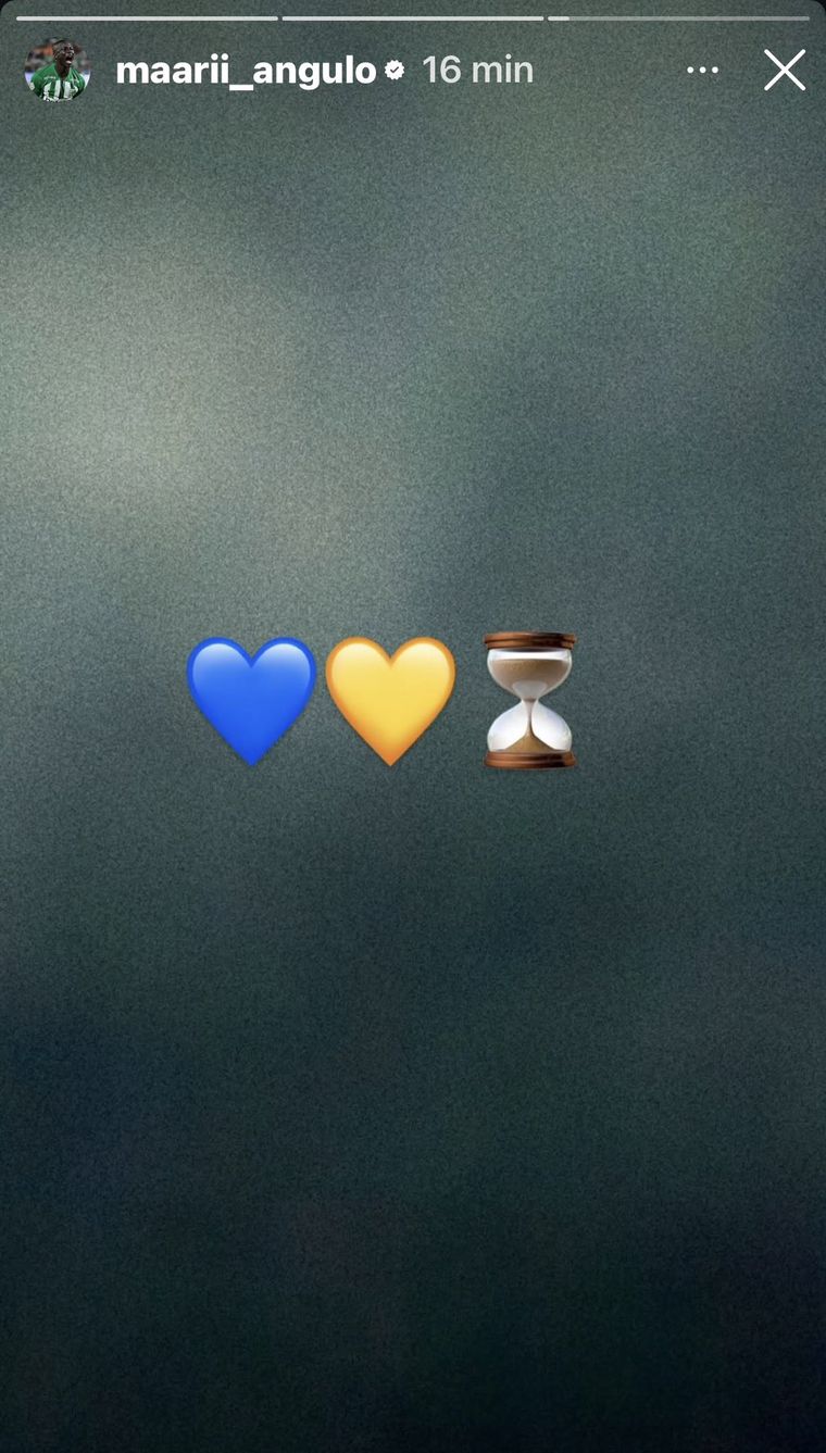 La historia que subió Hinestroza a su cuenta de Instagram.