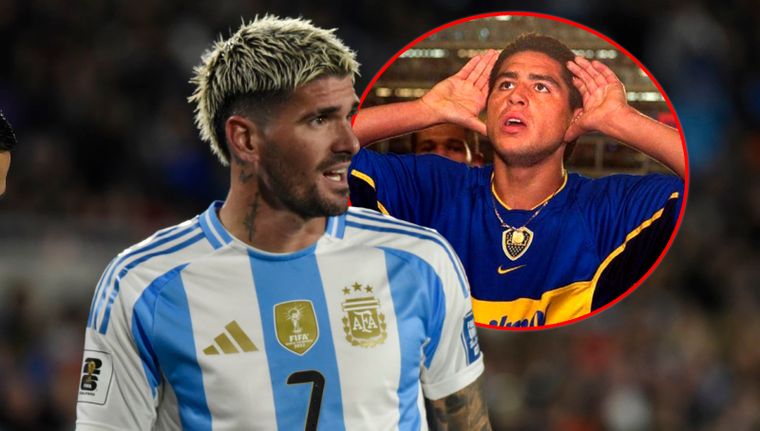 Rodrigo De Paul elogió a Juan Román Riquelme.