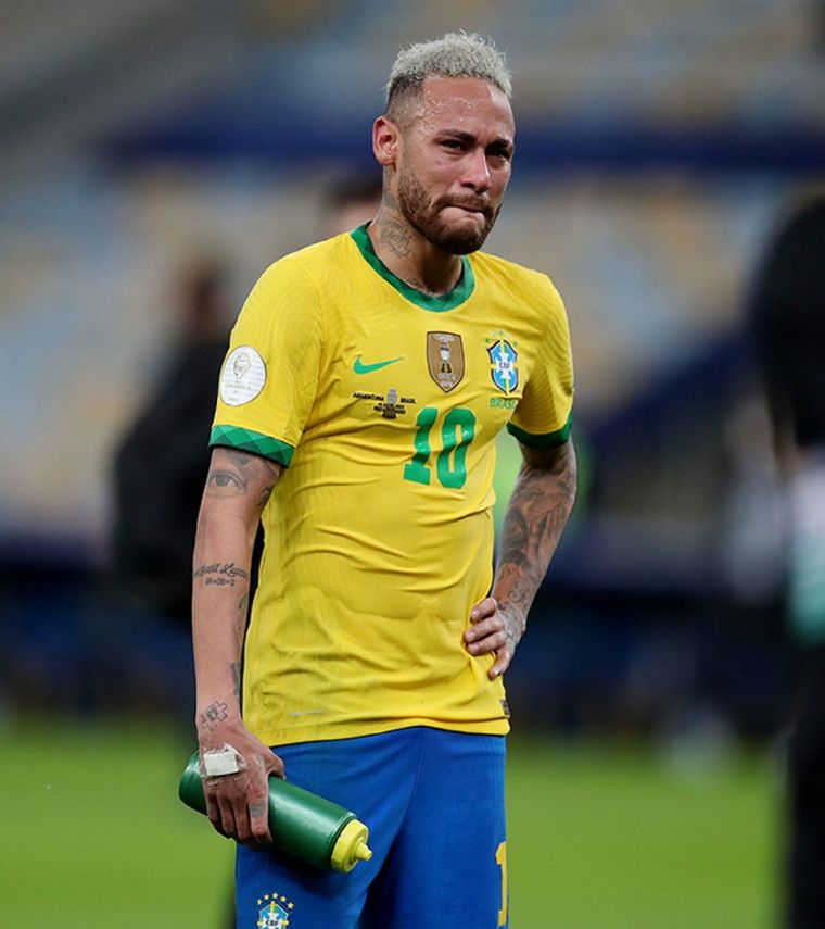 Neymar encendió alarmas en Brasil. Foto: Copa América