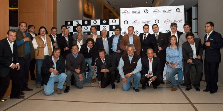 Enólogos, bodegueros y organizadores de la InterContinental Wine Expo. Foto: Gentileza