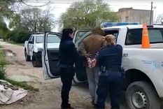 El hombre finalmente fue detenido