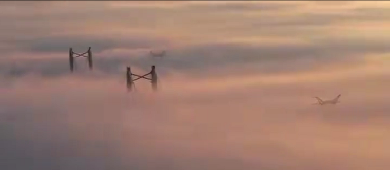 La intensa niebla provocó complicaciones en distintas rutas.