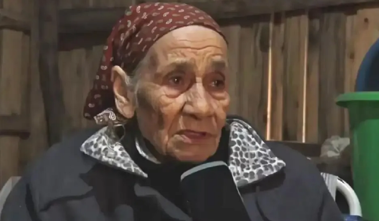 La abuela de Loan Foto: captura de video