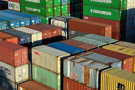 Containers en el Puerto de la Ciudad de Buenos Aires. Foto: Aduana Containers en el Puerto de la Ciudad de Buenos Aires. Foto: Aduana