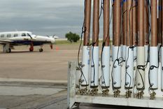 El Estado le quita los aviones a Aemsa para la lucha antigranizo. Foto: Alf Ponce Mercado/MDZ