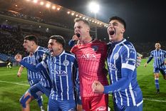 El festejo del primer gol en la paliza ante Boca Foto: Juan Ignacio Blanco / MDZ. El festejo del primer gol en la paliza ante Boca Foto: Juan Ignacio Blanco / MDZ.
