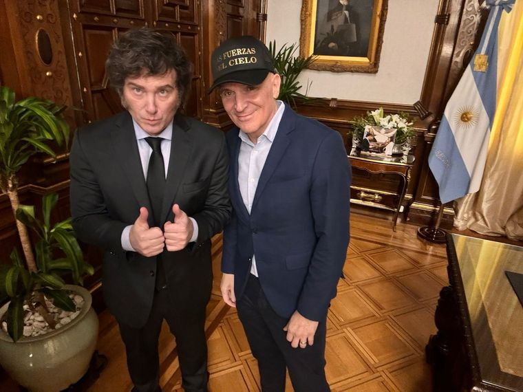José Luis Espert afirmó que el kirchenrismo esta detrás de la Marcha Nacional Universitaria; cargó contra Kiicllof y se mostró optimista en que antes de mediados de mayo la Ley de Bases tenga media sanción Foto: Presidencia