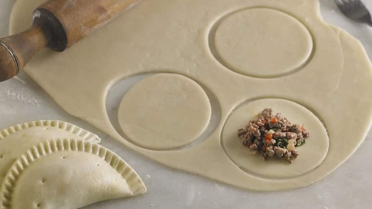 Tapas de empanadas caseras con cuatro ingredientes Foto: Unilever